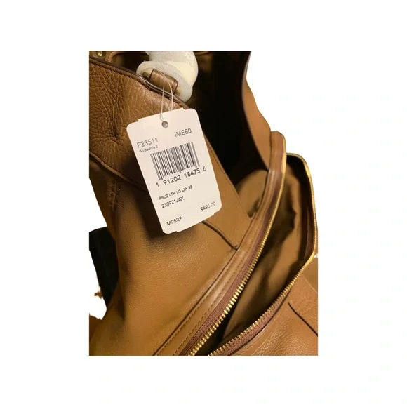 NWT Coach, pebbled, leather large, Lexy shoulder bag - Picture 9 of 14